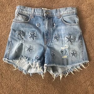 Revive Denim Star Shorts. Sz 30